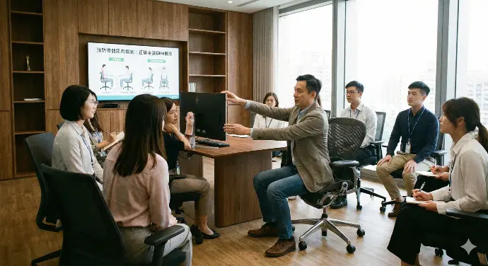 辦公室人因工程危害預防：改善長時間電腦工作姿勢與痠痛